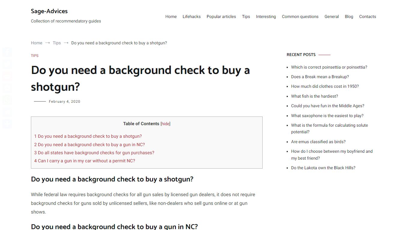 Do you need a background check to buy a shotgun? – Sage-Advices
